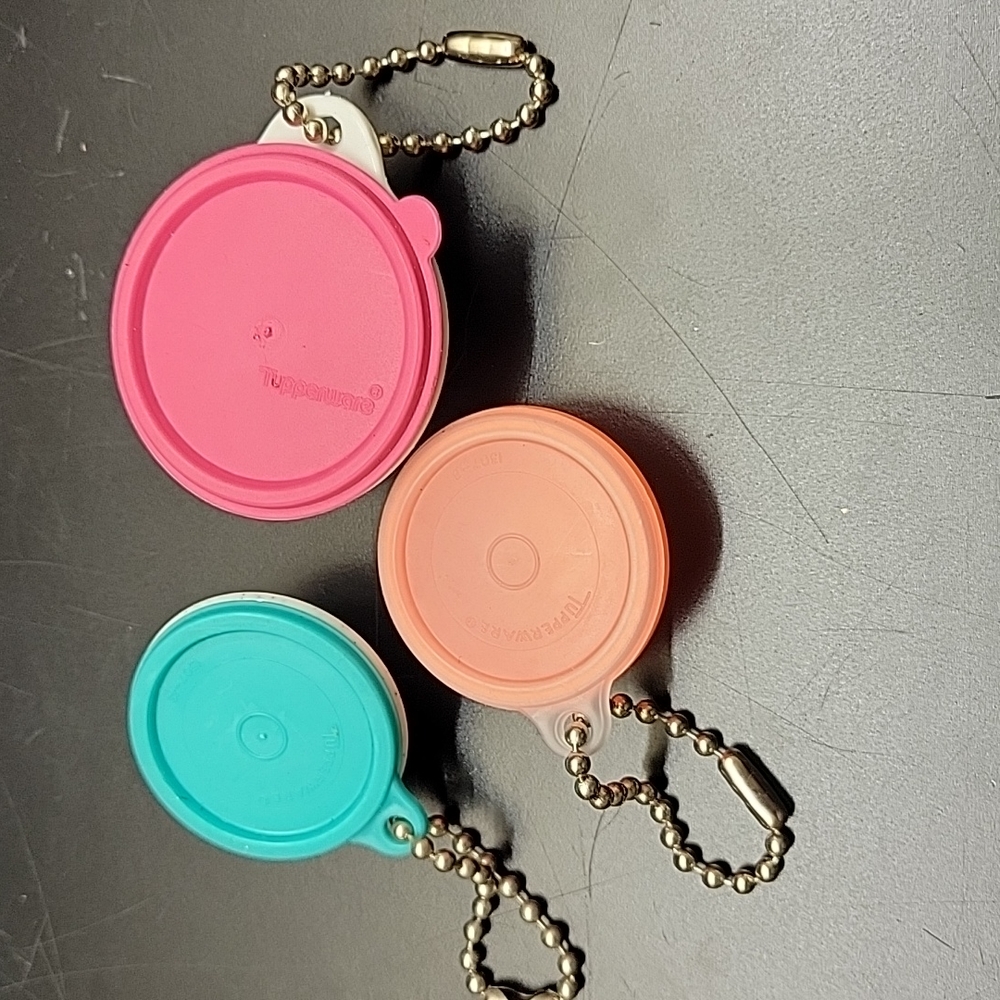 Tupperware Keychain